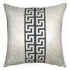 Square Feathers Alpine Suede Key Throw Pillow