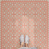 Floral Quilt - The Portrait of a Lady Vinyl Floorcloth