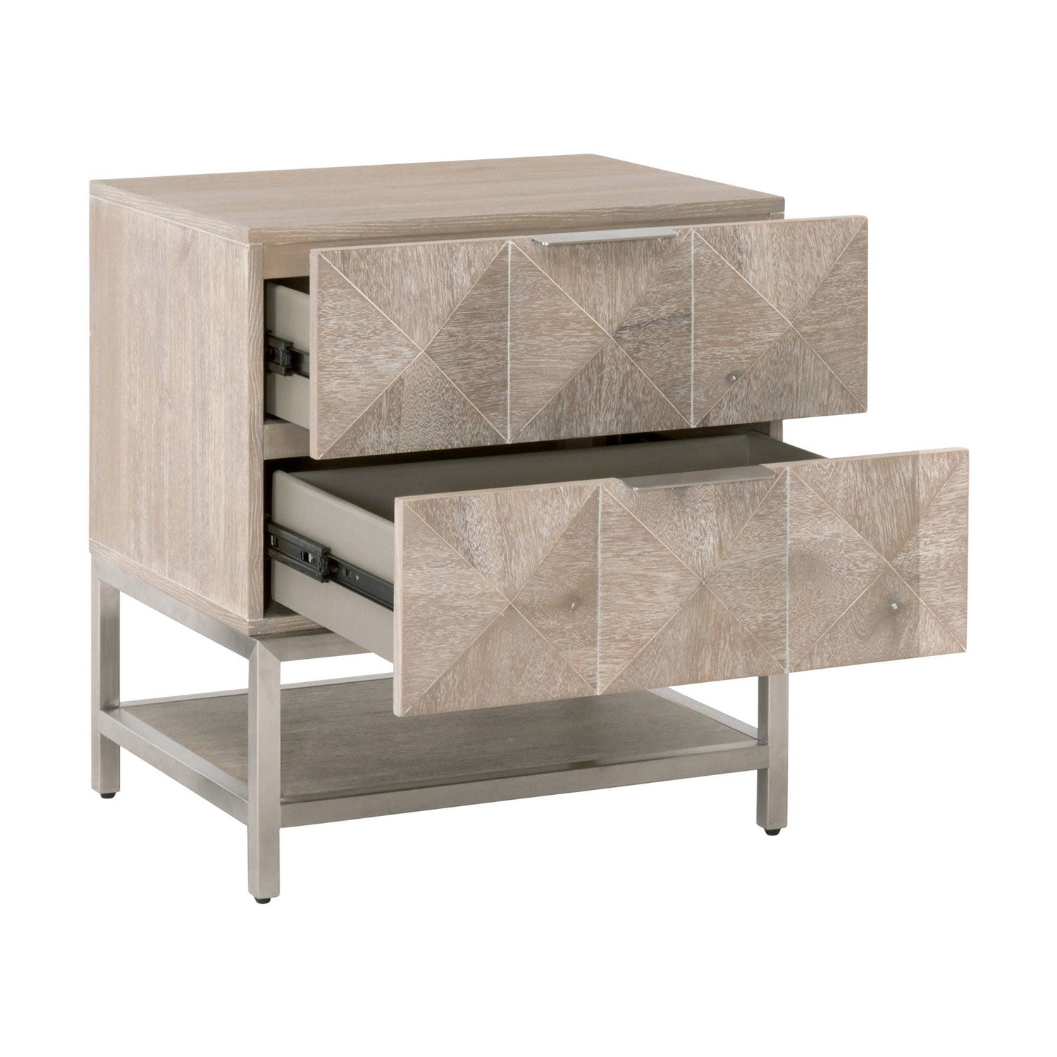 Atlas 2-Drawer Nightstand Set of 2