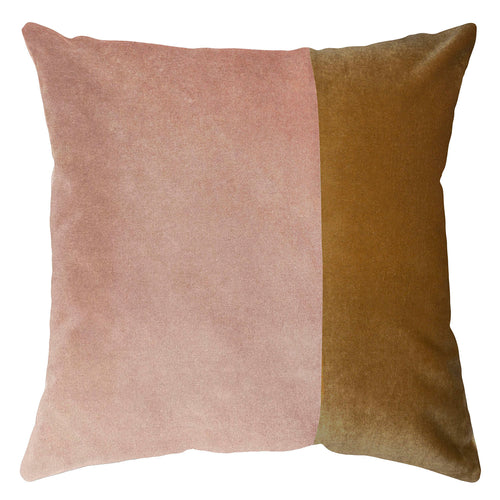 Square Feathers Avenue Rose Water Honey Throw Pillow