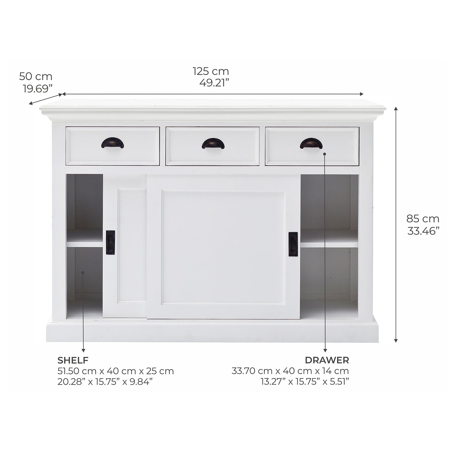Beckton Sliding Door Sideboard
