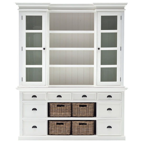 Beckton Basket Library Hutch β Paynes Gray