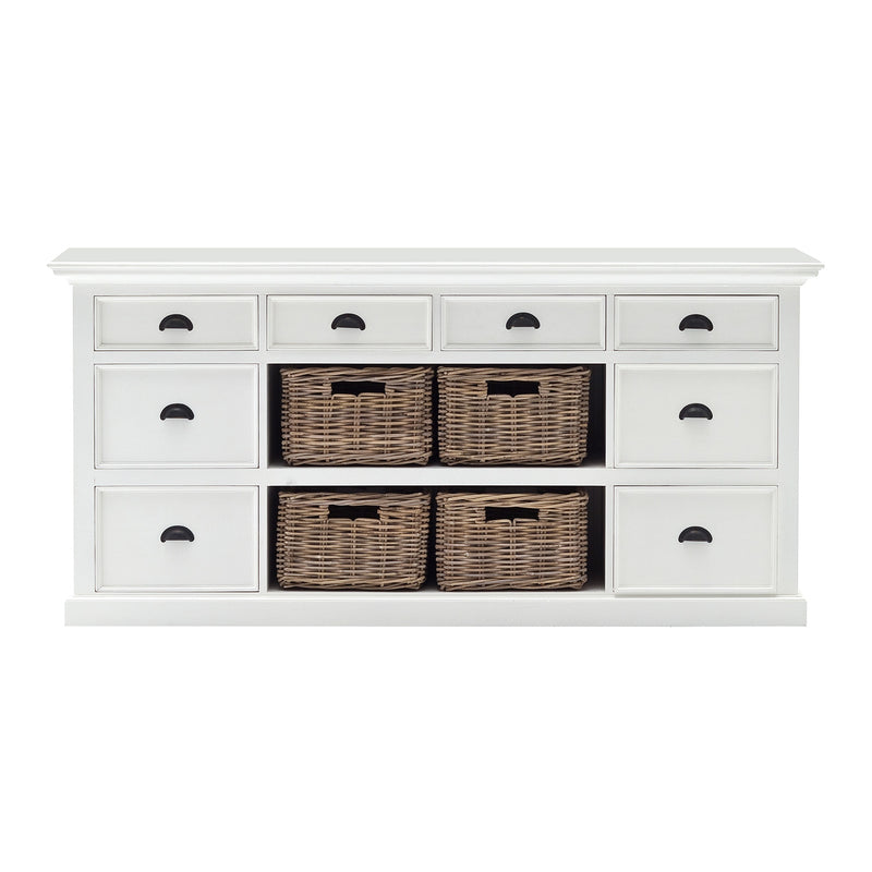 Beckton Basket Library Hutch β Paynes Gray