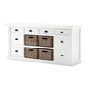 Beckton Basket Library Hutch β Paynes Gray