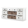 Beckton Basket Library Hutch β Paynes Gray