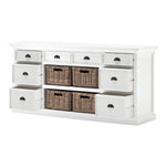 Beckton Basket Library Hutch β Paynes Gray