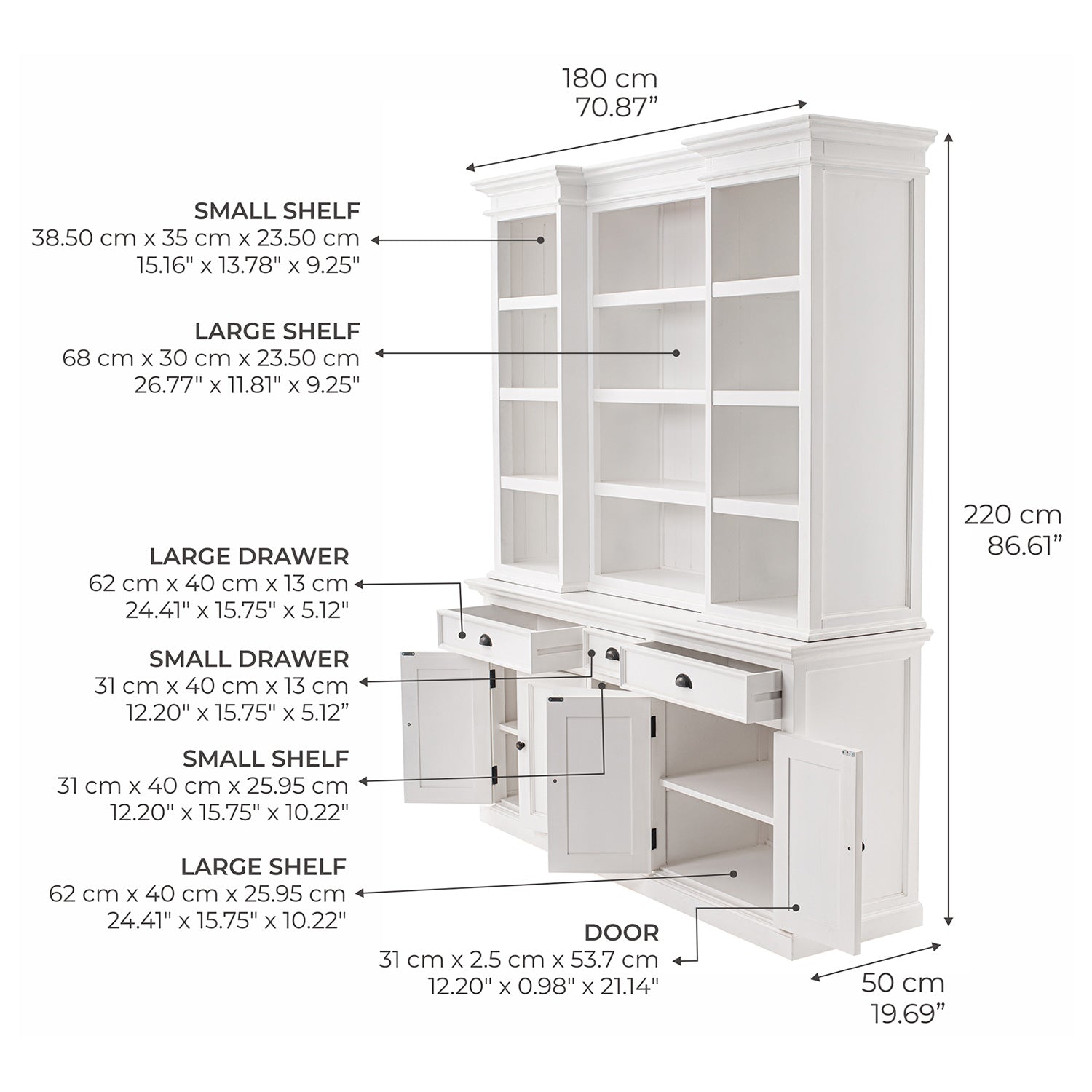 Beckton Kitchen Cabinet Hutch