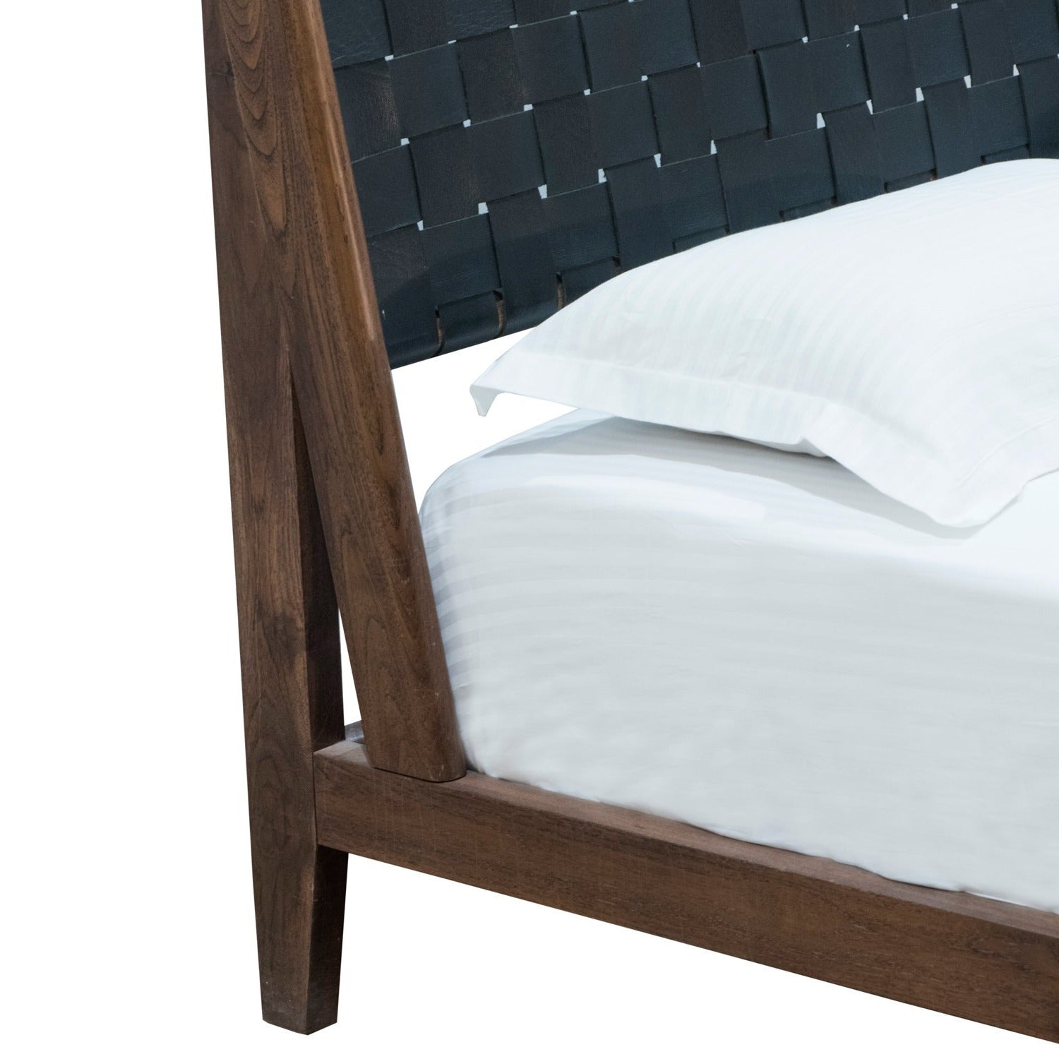 Union Home Cove Black Leather Bed