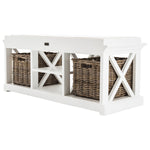 Beckton Basket Storage Bench