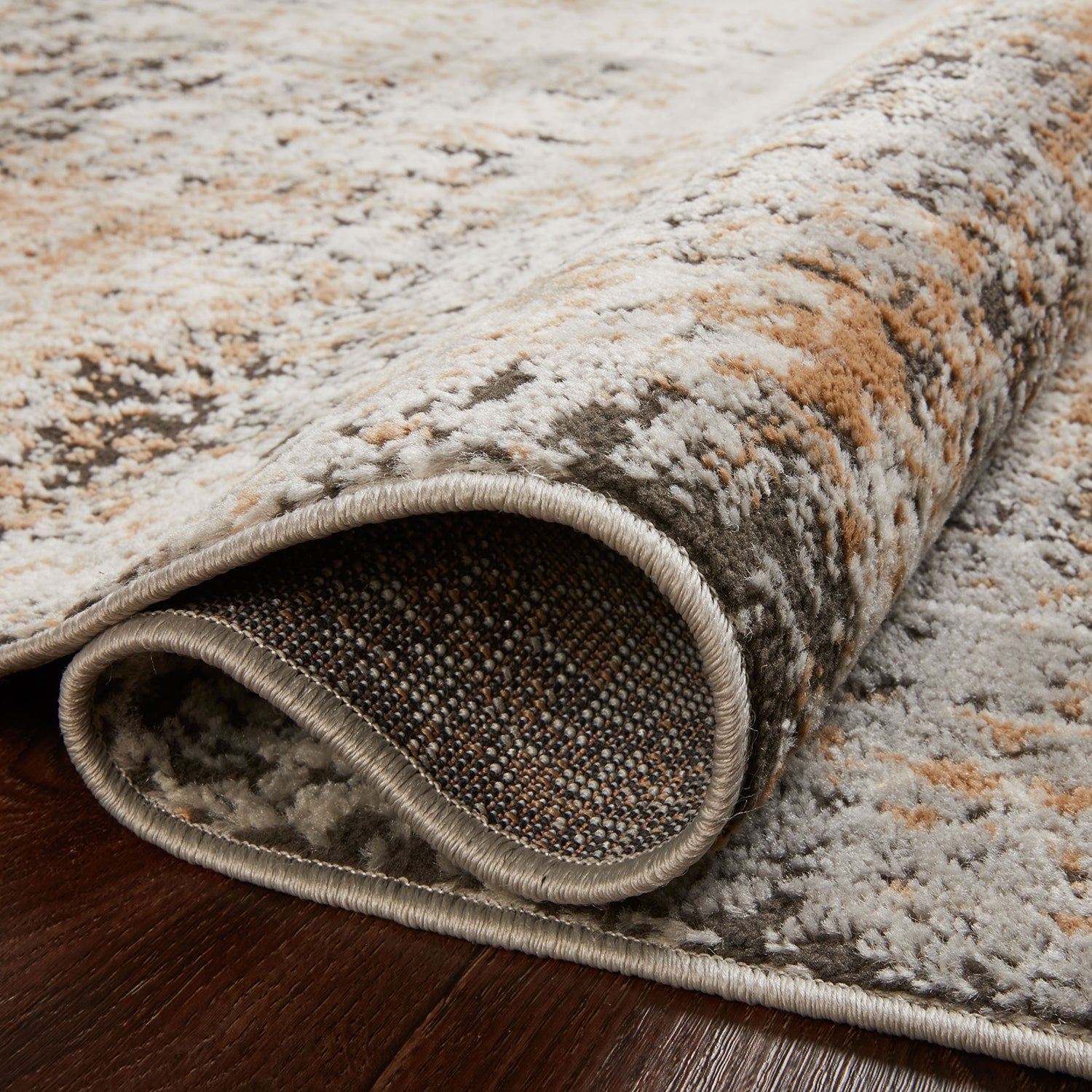 Loloi Bianca Stone/Gold Power Loomed Rug