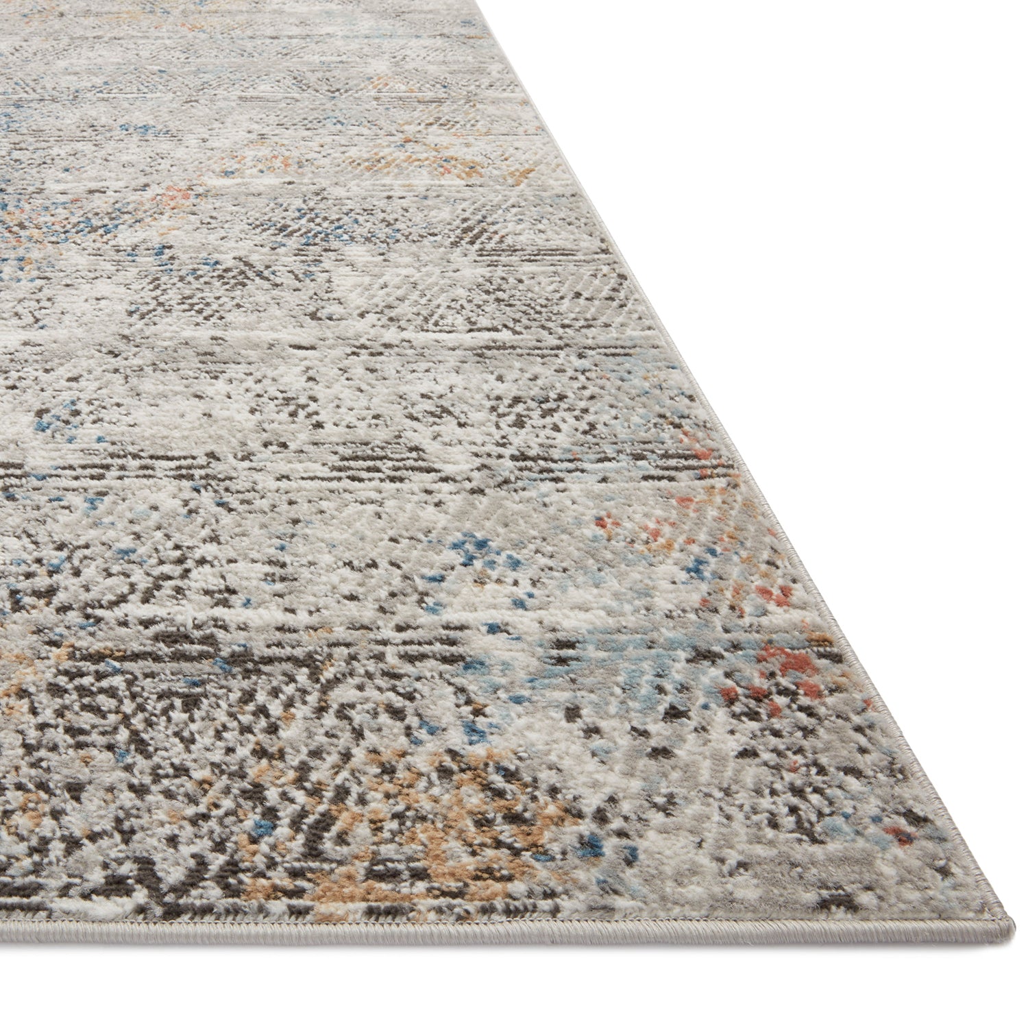 Loloi Bianca Gray/Multi Power Loomed Rug