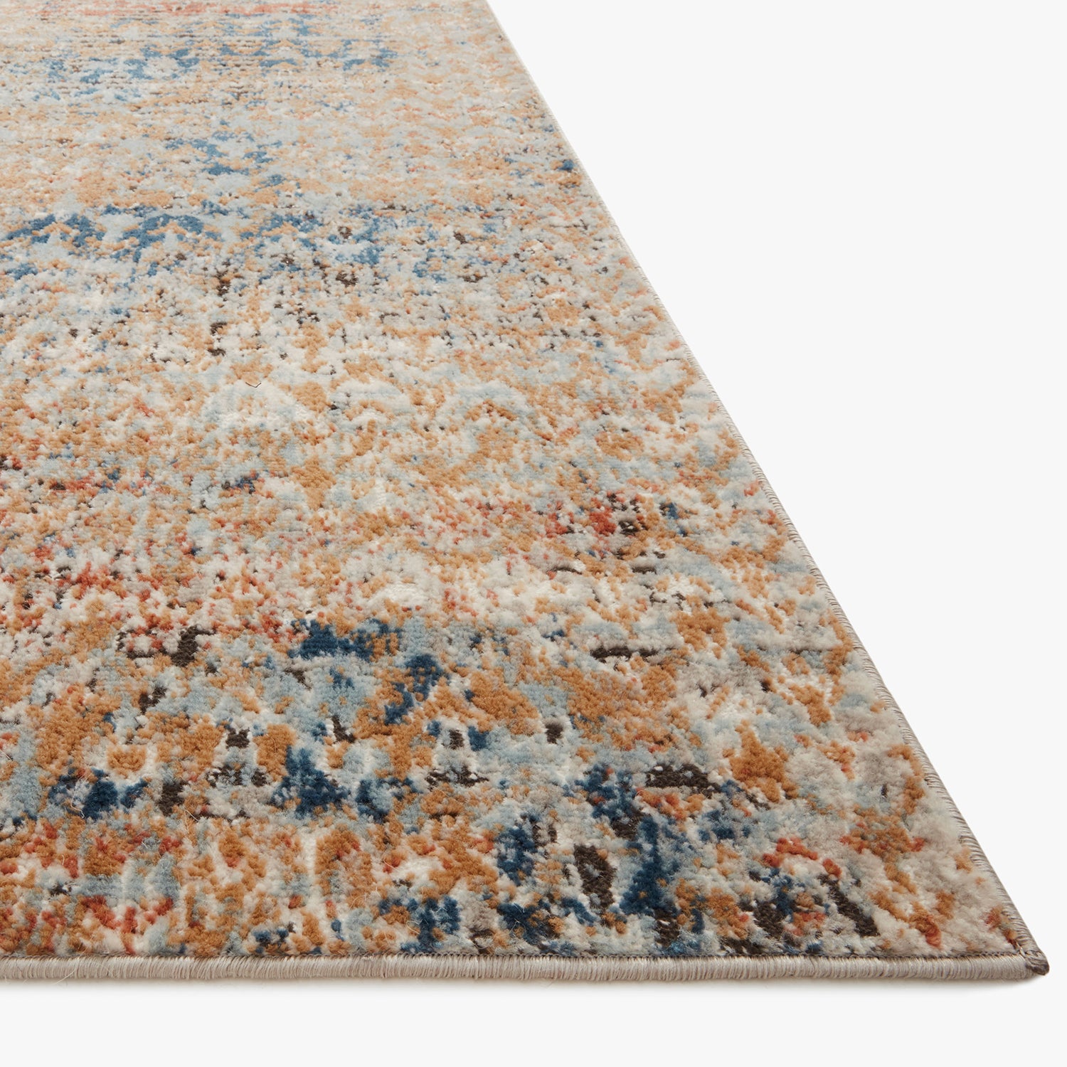 Loloi Bianca Ocean/Spice Power Loomed Rug