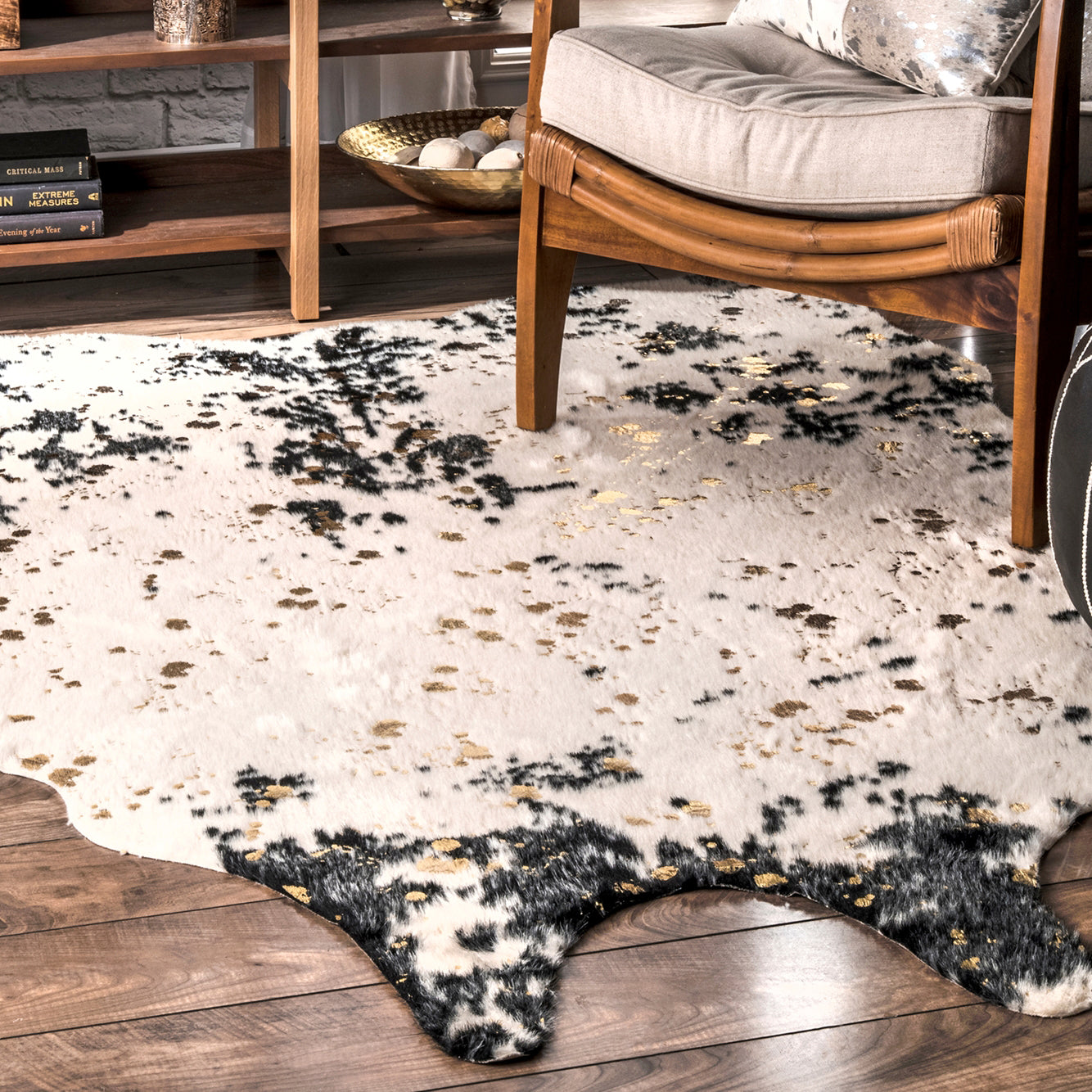 Boulder Faux Cowhide Rug