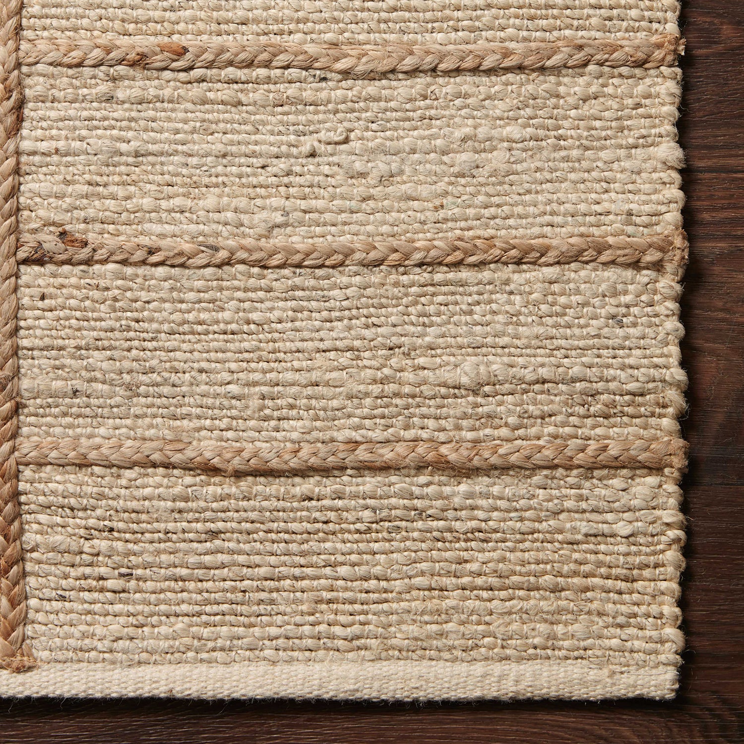 Loloi Bodhi Grid Ivory/Natural Hand Woven Rug