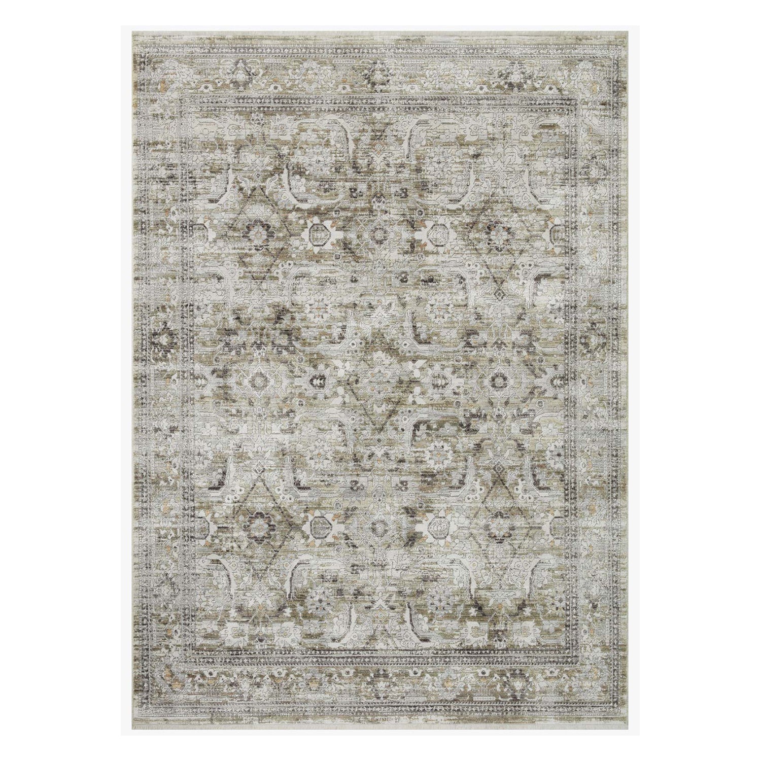 Loloi Bonney Moss/Stone Power Loomed Rug