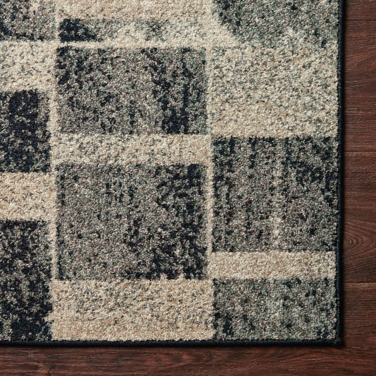 Loloi Bowery Storm/Sand Power Loomed Rug