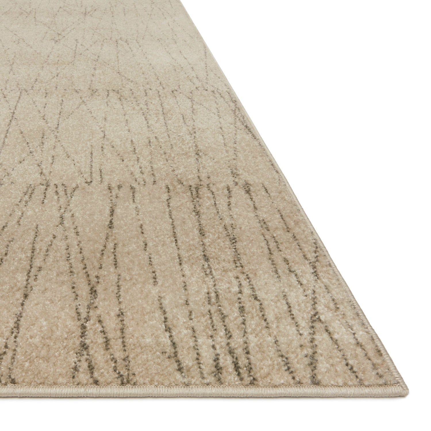 Loloi Bowery Beige/Pepper Power Loomed Rug
