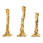 Villa and House Branch Candlestick Set Of 3