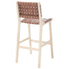 Baely Leather Bar Stool
