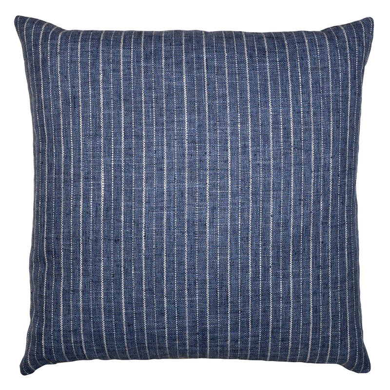 Square Feathers Bay Pinstripe Throw Pillow