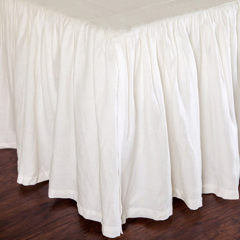 Pom Pom at Home Linen Gathered Bedskirt
