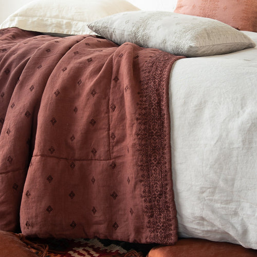Bella Notte Ines Bed End Throw Blanket