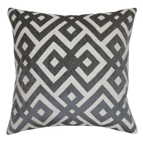 Square Feathers Bennet Maze Throw Pillow
