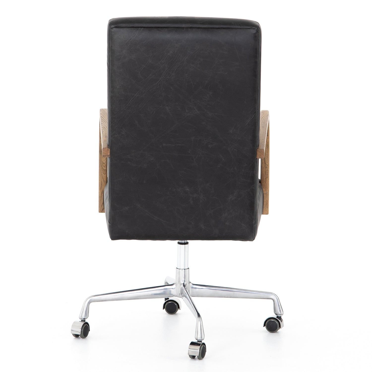 Four Hands Bryson Channeled Desk Chair Paynes Gray
