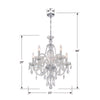 Crystorama Candace A1306 5-Light Chandelier