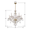 Crystorama Candace A1306 5-Light Chandelier