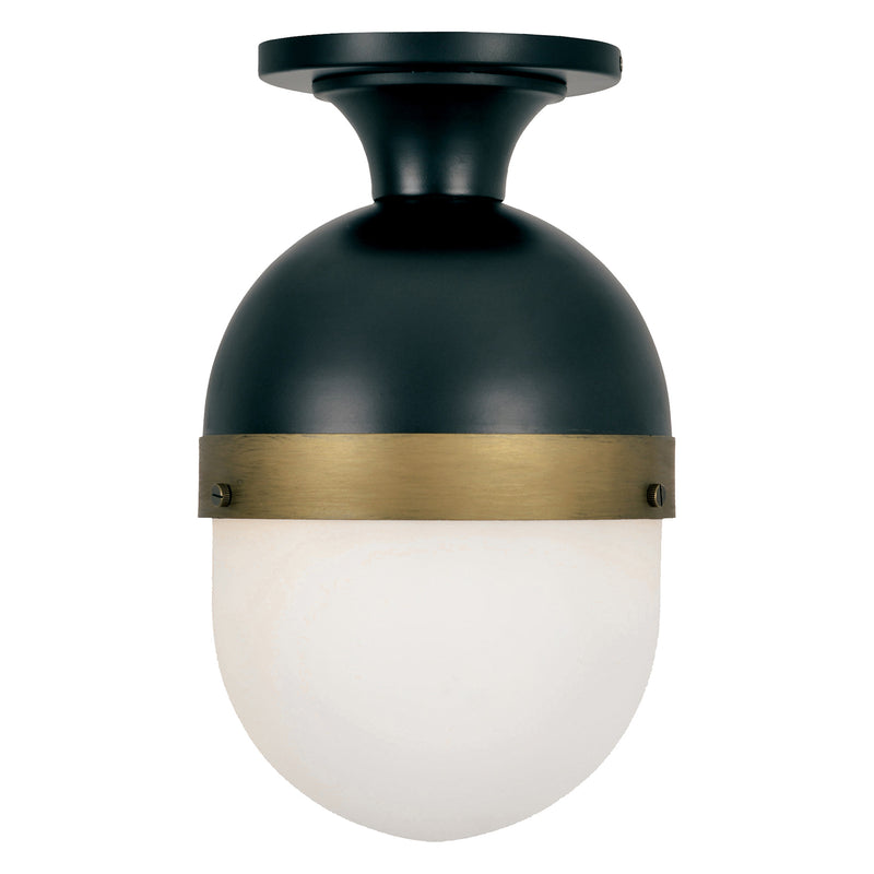 Brian Patrick Flynn For Crystorama Capsule Outdoor Semi Flush Ceiling Mount