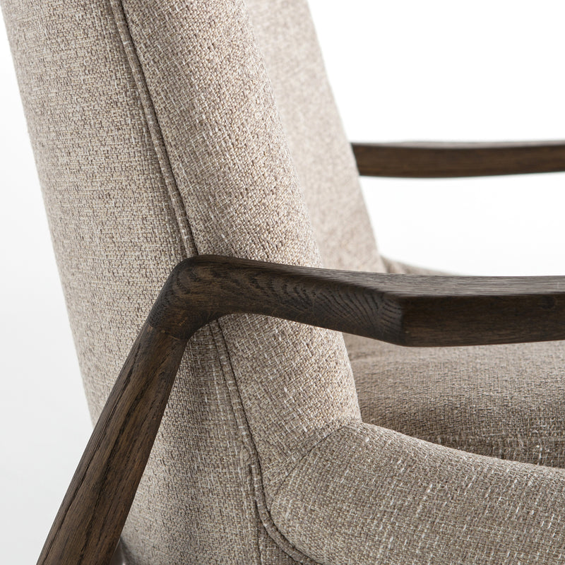 Four Hands Braden Dining Arm Chair Set of 2 Paynes Gray