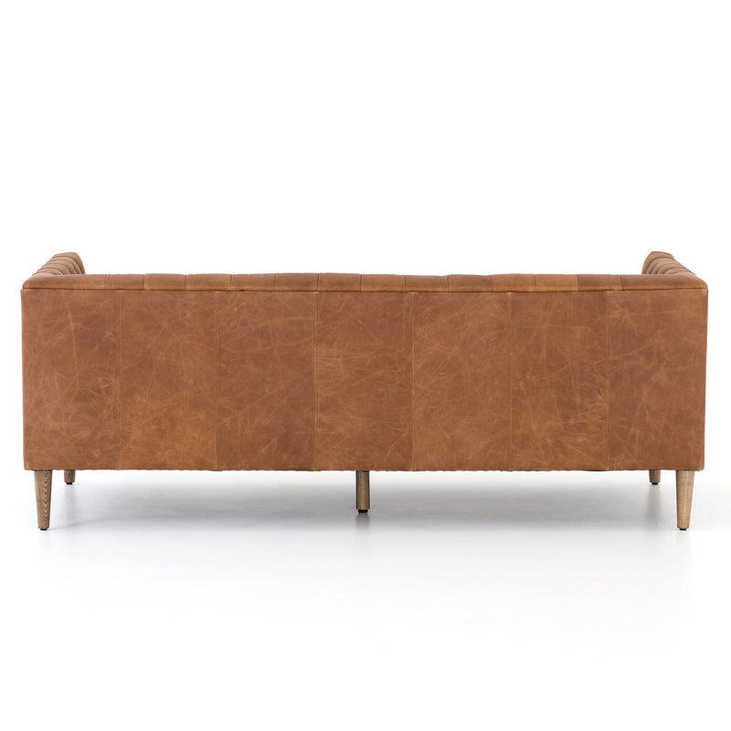 Four Hands Williams Leather Sofa Paynes Gray