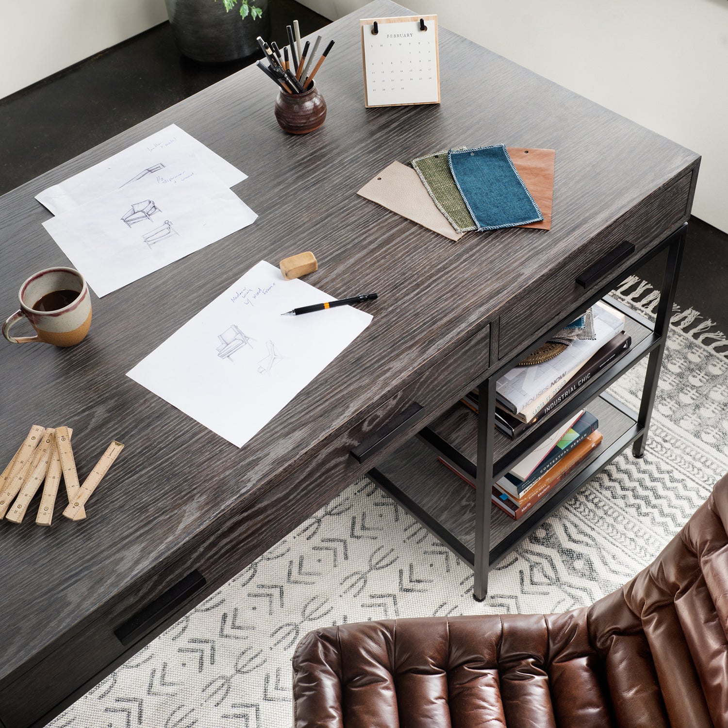 Four Hands Malibu Desk Chair