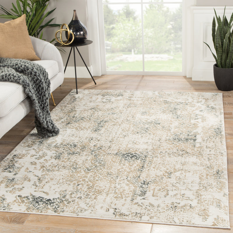 Jaipur Living Cirque Basilica Power Loomed Rug Paynes Gray