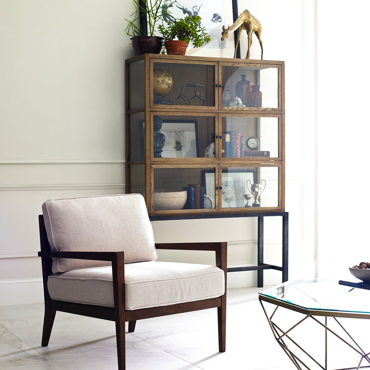 Four Hands Spencer Curio Cabinet - Final Sale