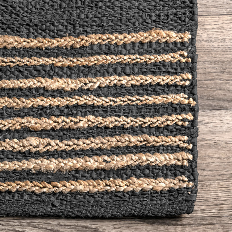 Bremerton Leather Hand Loomed Rug