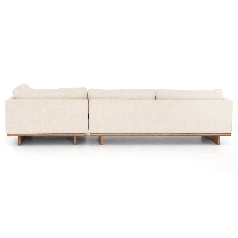 Four Hands Everly 2 Piece Sectional Sofa – Paynes Gray