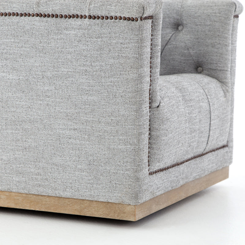 Four Hands Maxx Swivel Chair Paynes Gray