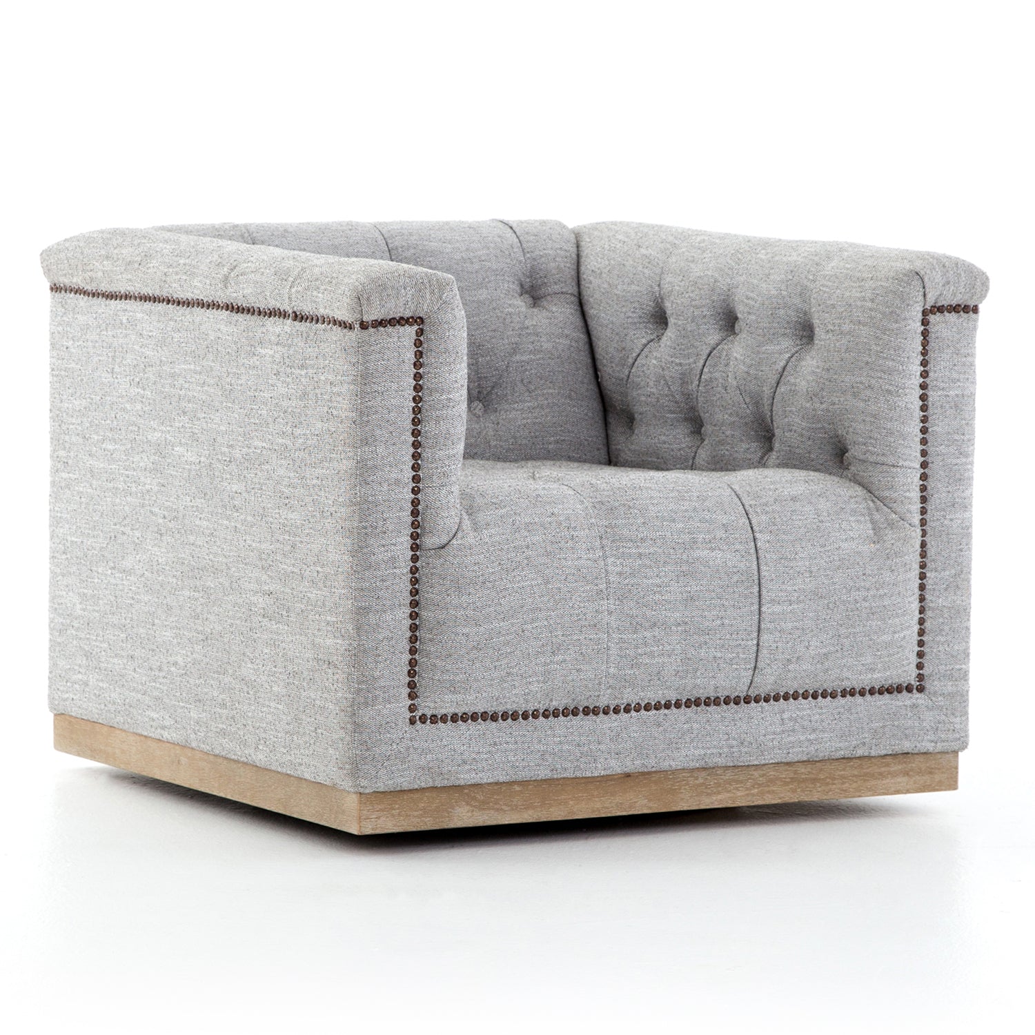 Four Hands Maxx Swivel Chair Paynes Gray