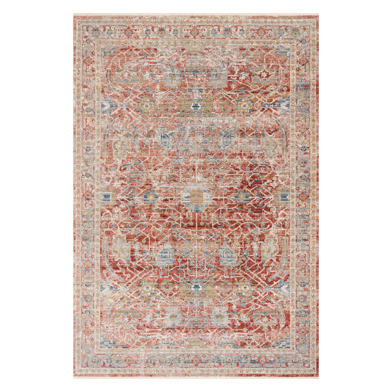 Loloi Claire Red/Ivory Power Loomed Rug
