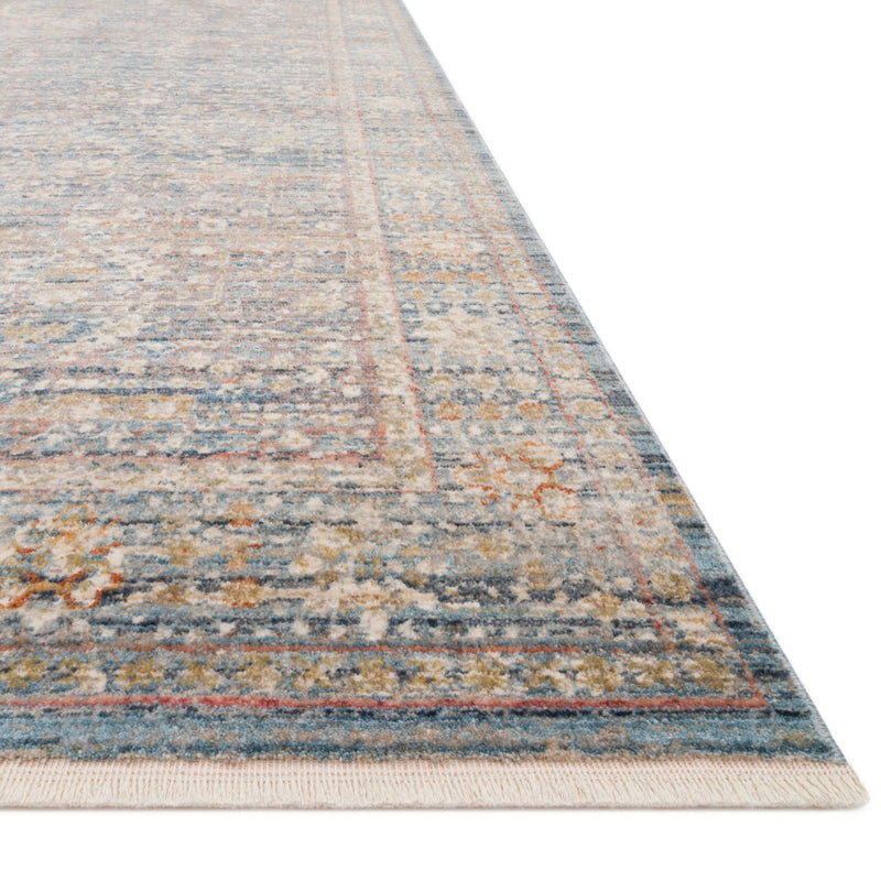 Loloi Claire Blue/Sunset Power Loomed Rug