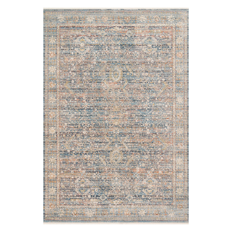Loloi Claire Blue/Sunset Power Loomed Rug