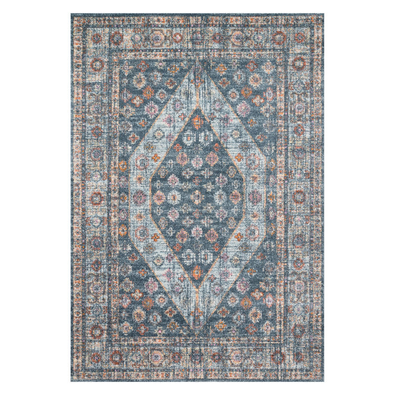 Loloi Clara Blue Power Loomed Rug Paynes Gray