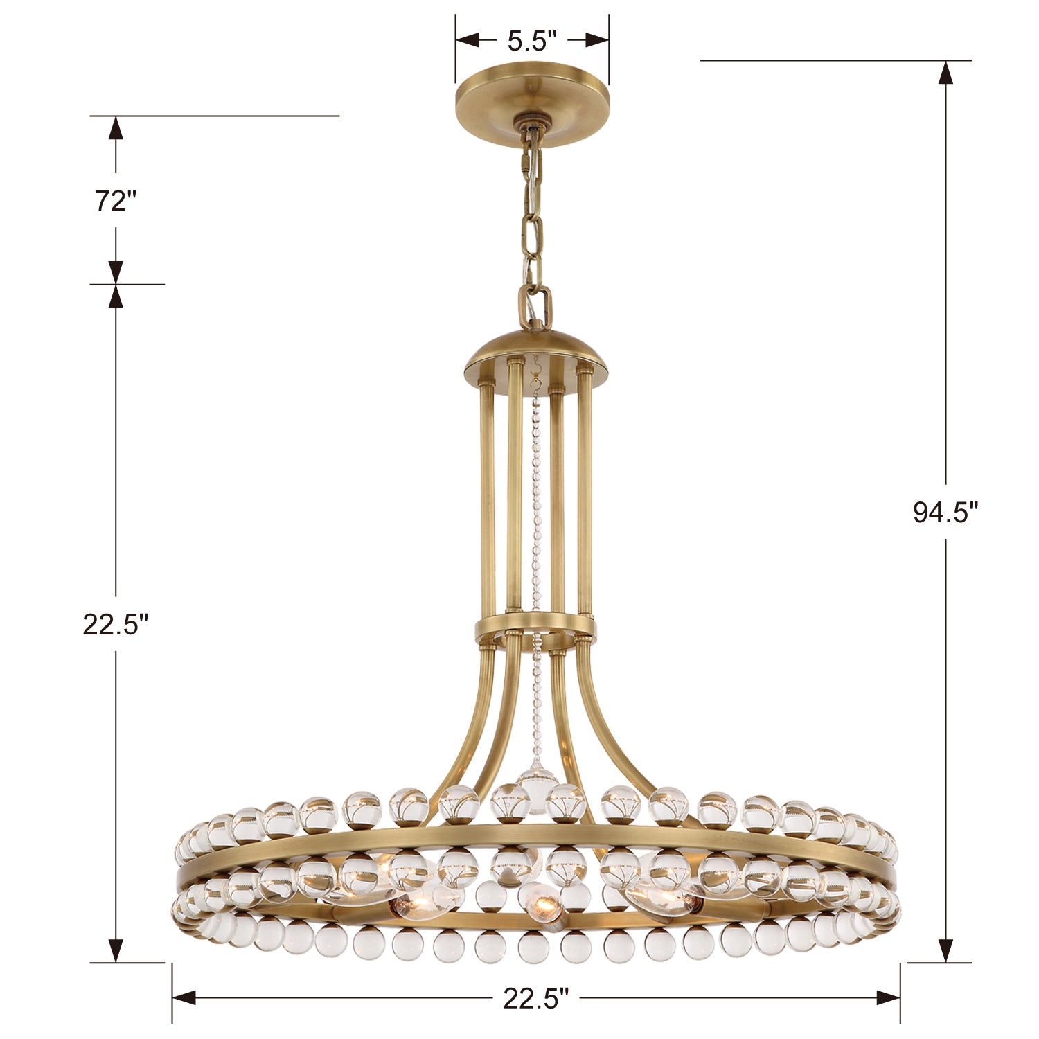 Crystorama Clover Chandelier