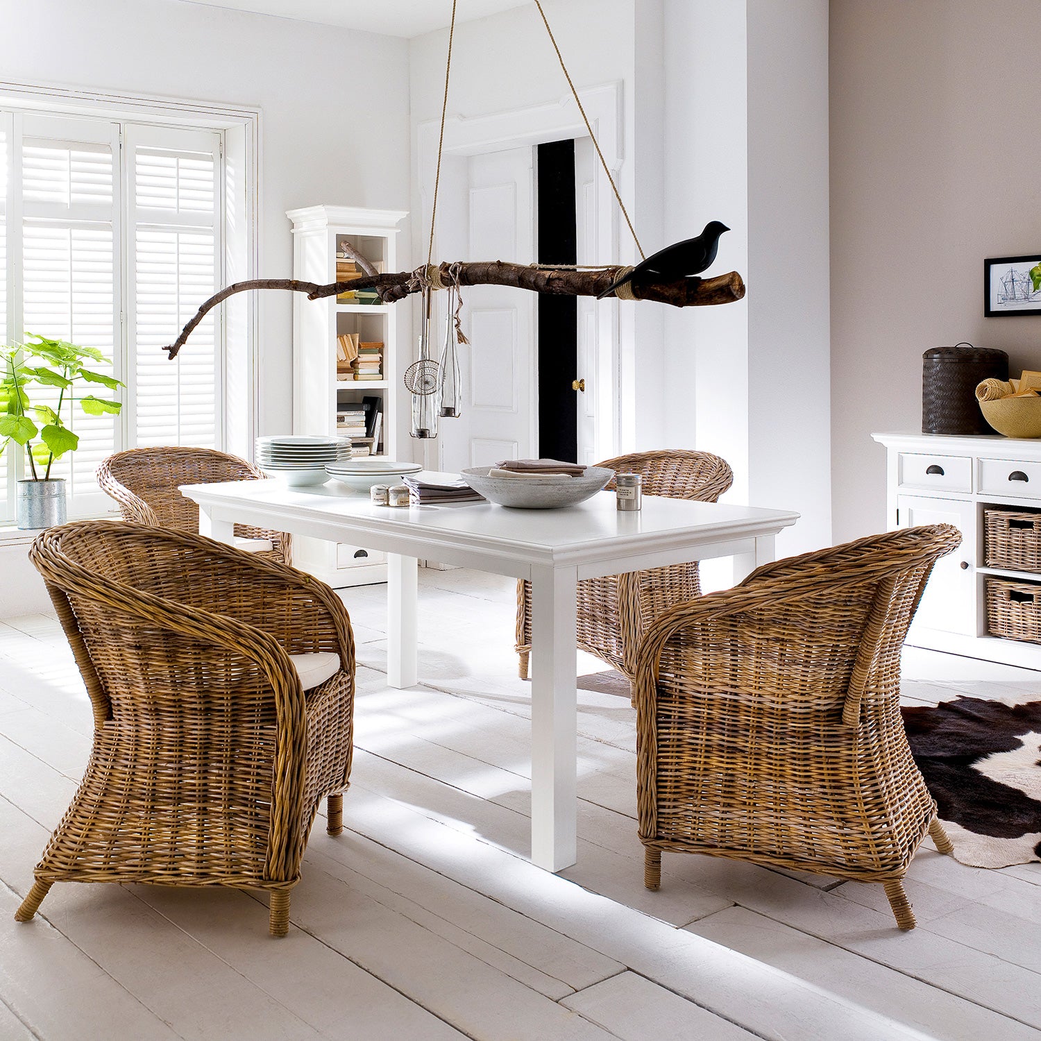 Dorchester Bonsun Wicker Armchair Set of 2