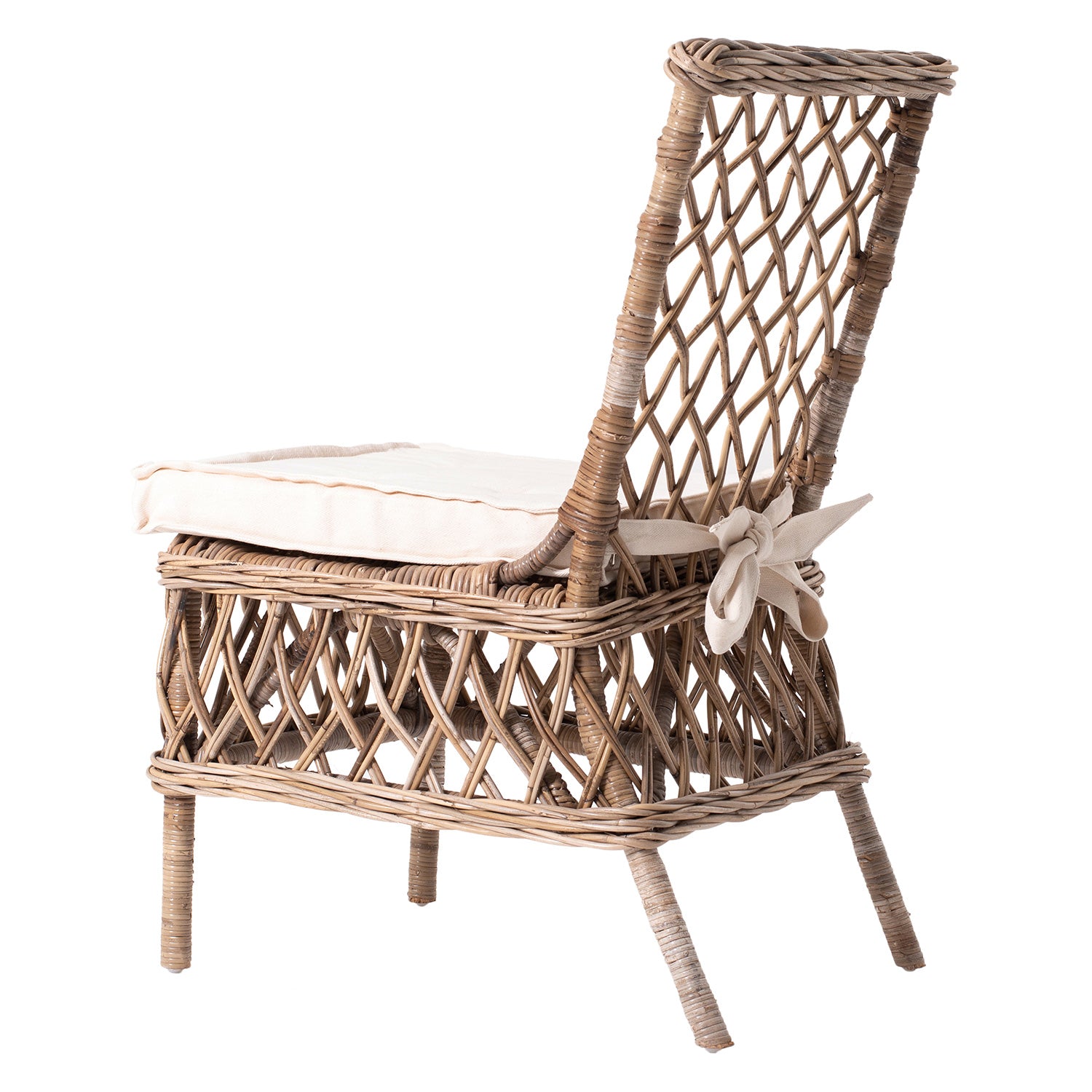 Dorchester Aristocrat Wicker Side Chair Set of 2