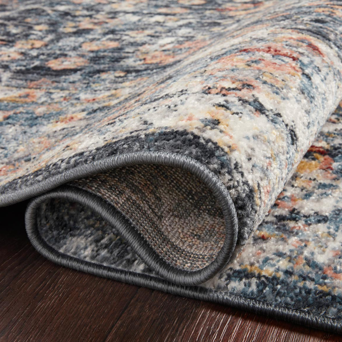 Loloi Cassandra Blue/Multi Power Loomed Rug