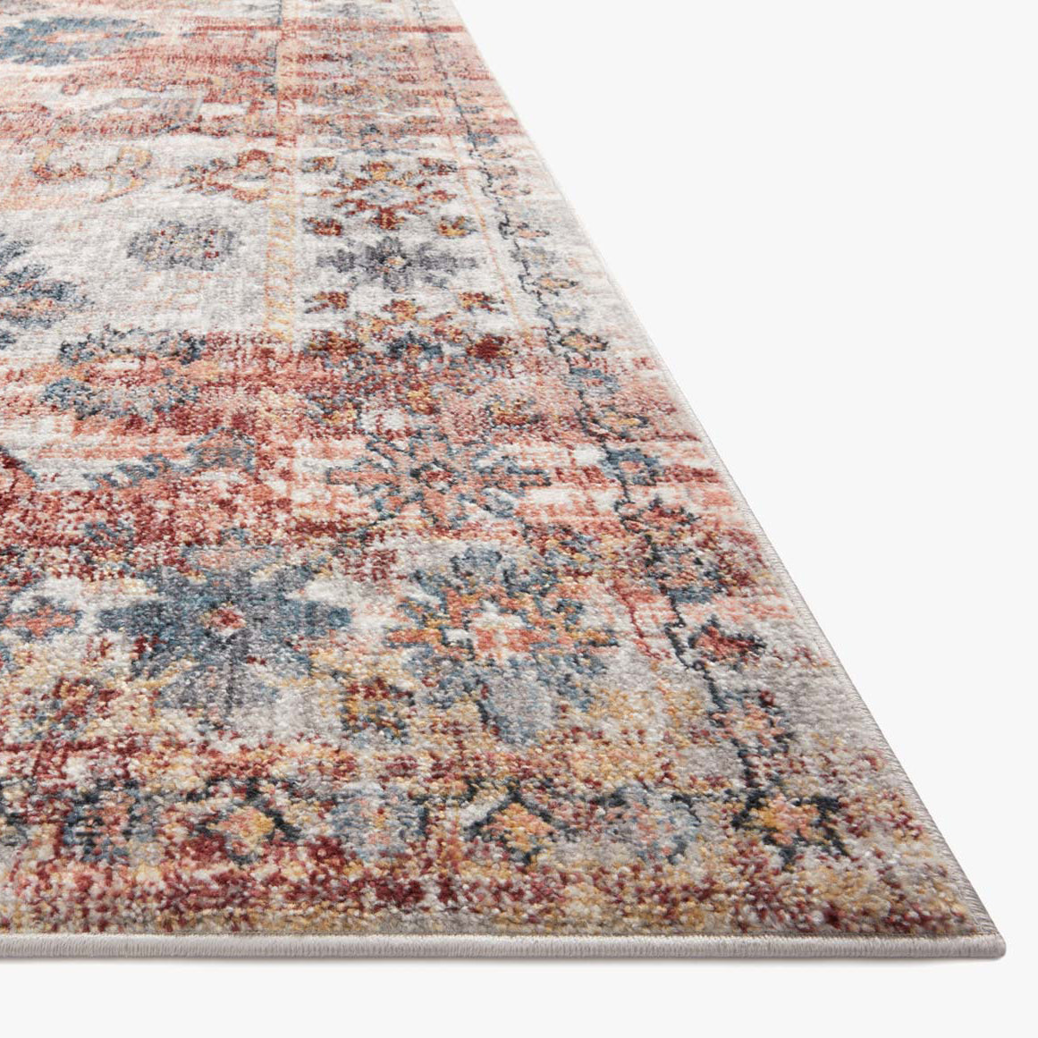 Loloi Cassandra Rust/Multi Power Loomed Rug