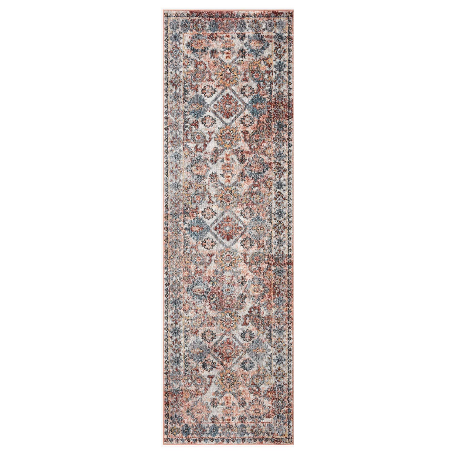 Loloi Cassandra Rust/Multi Power Loomed Rug